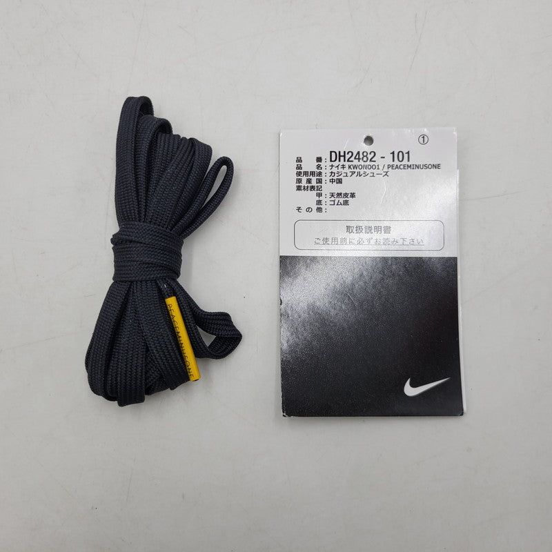【中古品】【メンズ】 × PEACEMINUSONE ピースマイナスワン KWONDO 1 DH2482-101 クウォンド 1 スニーカー シューズ 靴 160-260211-as-20-izu サイズ：27.5cm カラー：WHITE/BALCK-BLACK 万代Net店