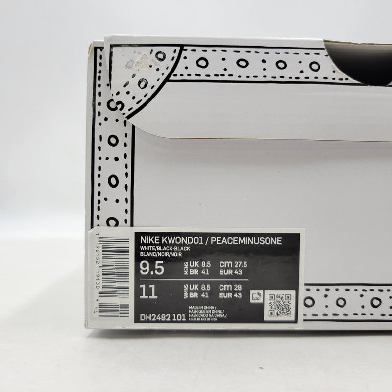 【中古品】【メンズ】 × PEACEMINUSONE ピースマイナスワン KWONDO 1 DH2482-101 クウォンド 1 スニーカー シューズ 靴 160-260211-as-20-izu サイズ：27.5cm カラー：WHITE/BALCK-BLACK 万代Net店