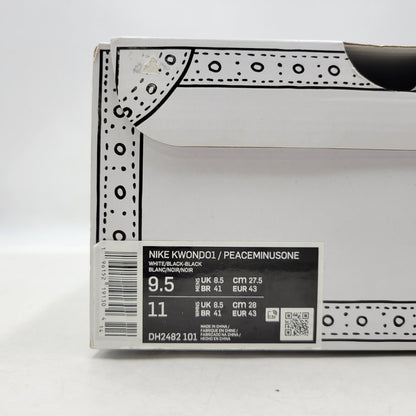 【中古品】【メンズ】 × PEACEMINUSONE ピースマイナスワン KWONDO 1 DH2482-101 クウォンド 1 スニーカー シューズ 靴 160-260211-as-20-izu サイズ：27.5cm カラー：WHITE/BALCK-BLACK 万代Net店