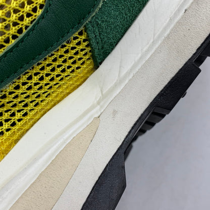 【中古品】【メンズ】 ×SACAI サカイ CV1363-700 VAPOR WAFFLE ヴェイパーワッフル スニーカー シューズ 靴 160-260210-ya-01-izu サイズ：28cm カラー：TOUR YELLOW/GORGE GREEN-SAIL 万代Net店
