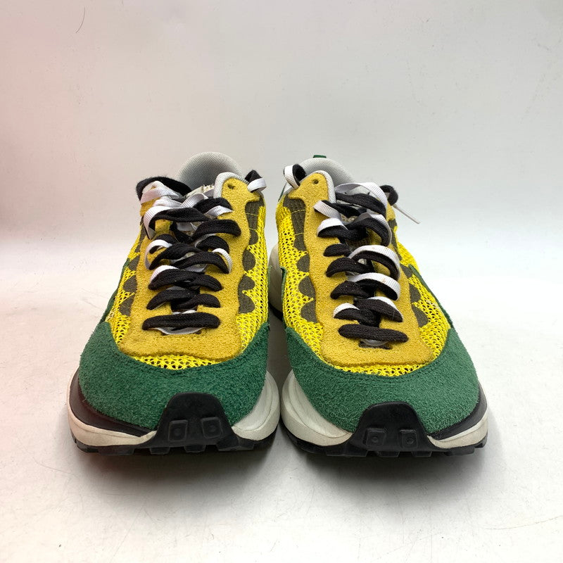 【中古品】【メンズ】 ×SACAI サカイ CV1363-700 VAPOR WAFFLE ヴェイパーワッフル スニーカー シューズ 靴 160-260210-ya-01-izu サイズ：28cm カラー：TOUR YELLOW/GORGE GREEN-SAIL 万代Net店