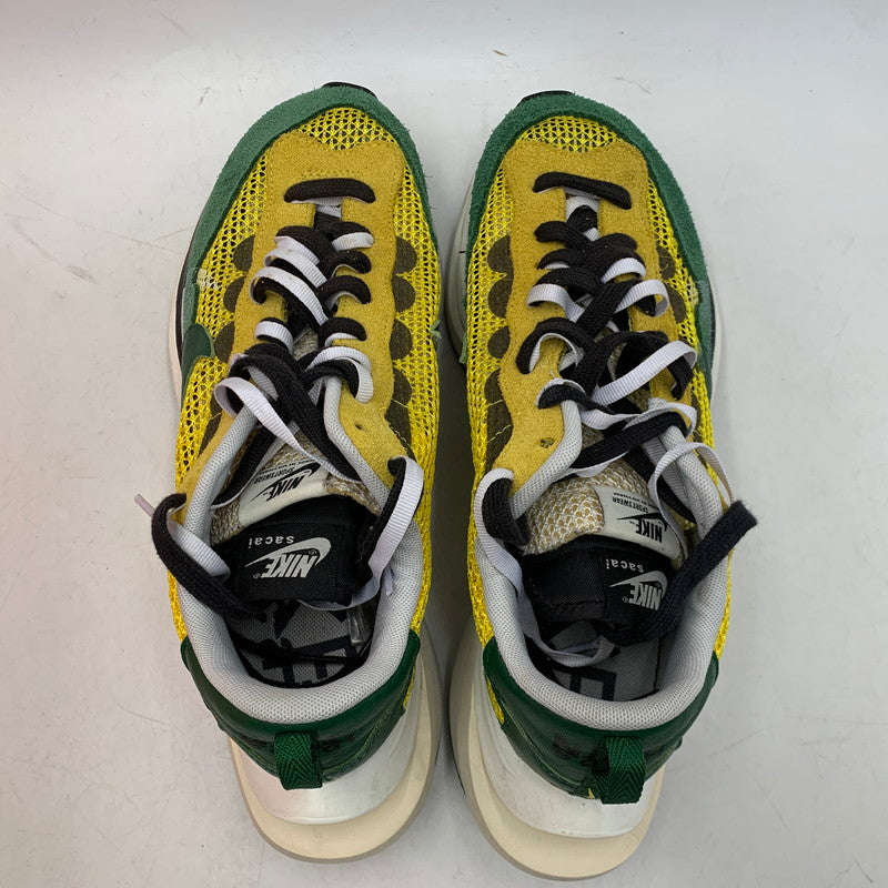 【中古品】【メンズ】 ×SACAI サカイ CV1363-700 VAPOR WAFFLE ヴェイパーワッフル スニーカー シューズ 靴 160-260210-ya-01-izu サイズ：28cm カラー：TOUR YELLOW/GORGE GREEN-SAIL 万代Net店