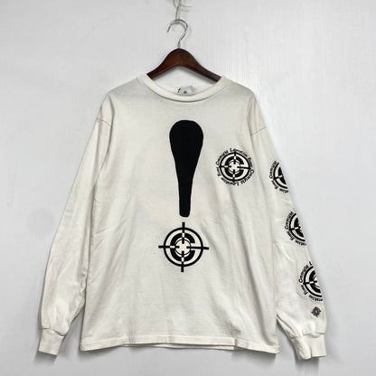 【中古品】【メンズ】 READY MADE レディメイド RE-CO-WH-00-00-203 22AW TARGET SMILE LS TEE ターゲット スマイル ロングスリーブ Tシャツ トップス 長袖 142-260320-ya-08-izu サイズ：S カラー：WHITE 万代Net店