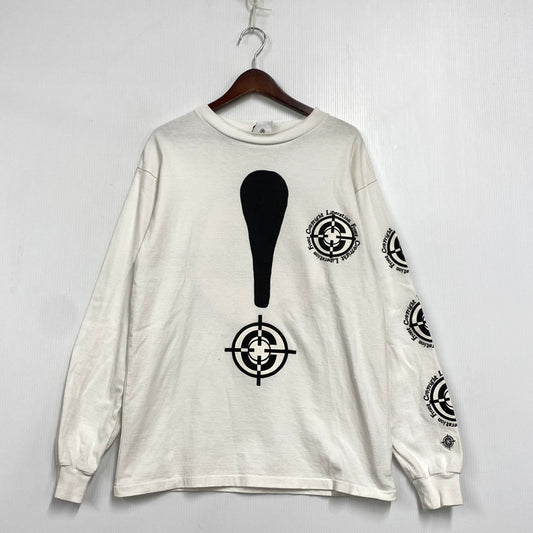 【中古品】【メンズ】 READY MADE レディメイド RE-CO-WH-00-00-203 22AW TARGET SMILE LS TEE ターゲット スマイル ロングスリーブ Tシャツ トップス 長袖 142-260320-ya-08-izu サイズ：S カラー：WHITE 万代Net店