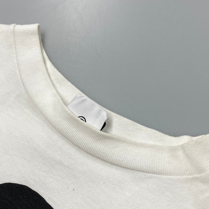 【中古品】【メンズ】 READY MADE レディメイド RE-CO-WH-00-00-203 22AW TARGET SMILE LS TEE ターゲット スマイル ロングスリーブ Tシャツ トップス 長袖 142-260320-ya-08-izu サイズ：S カラー：WHITE 万代Net店