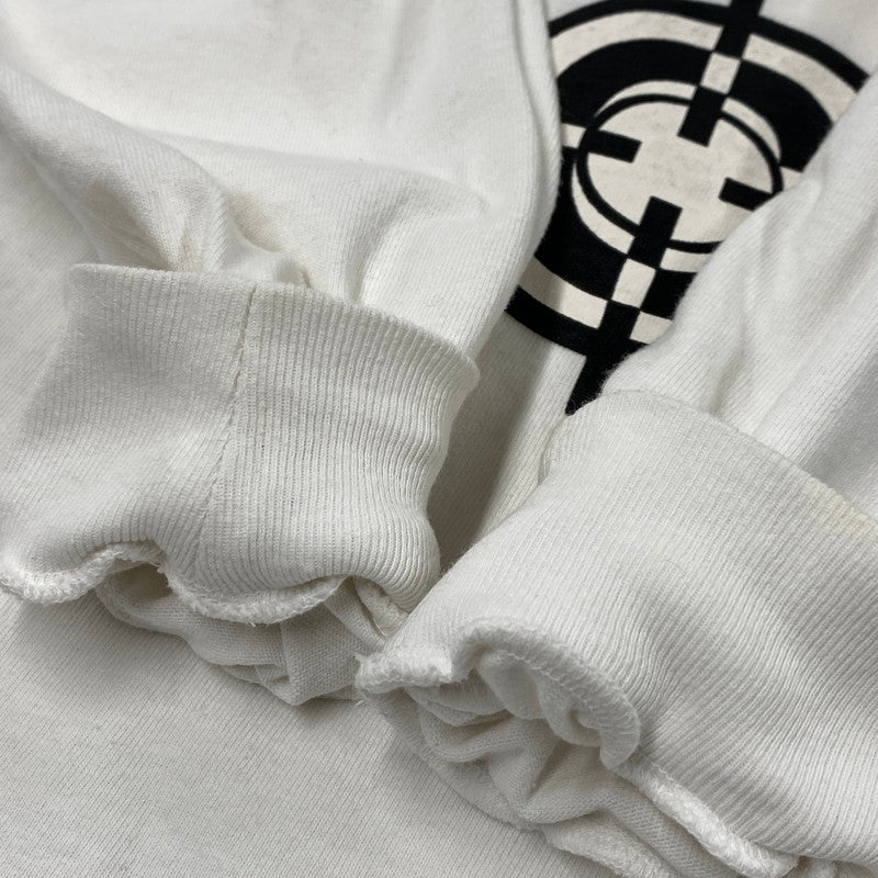 【中古品】【メンズ】 READY MADE レディメイド RE-CO-WH-00-00-203 22AW TARGET SMILE LS TEE ターゲット スマイル ロングスリーブ Tシャツ トップス 長袖 142-260320-ya-08-izu サイズ：S カラー：WHITE 万代Net店