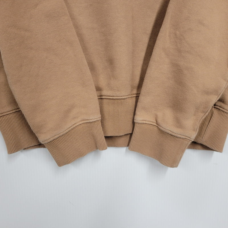 【中古品】【メンズ】 BURBERRY LONDON バーバリーロンドン LOGO-PRINT LOOPBACK COTTON-JERSEY SWEATSHIRT 4559628 ロゴプリント スウェット 141-260330-as-07-izu サイズ：XS カラー：ブラウン 万代Net店