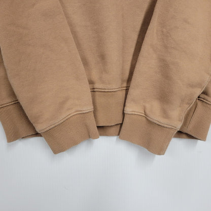 【中古品】【メンズ】 BURBERRY LONDON バーバリーロンドン LOGO-PRINT LOOPBACK COTTON-JERSEY SWEATSHIRT 4559628 ロゴプリント スウェット 141-260330-as-07-izu サイズ：XS カラー：ブラウン 万代Net店