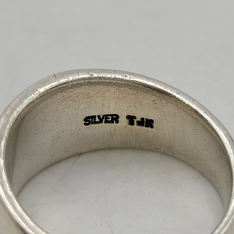 【中古品】【メンズ/レディース】 TJK SILVER RING シルバー リング 梵字 指輪 アクセサリー 193-260205-as-15-izu カラー：シルバー 万代Net店