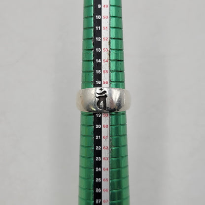 【中古品】【メンズ/レディース】 TJK SILVER RING シルバー リング 梵字 指輪 アクセサリー 193-260205-as-15-izu カラー：シルバー 万代Net店