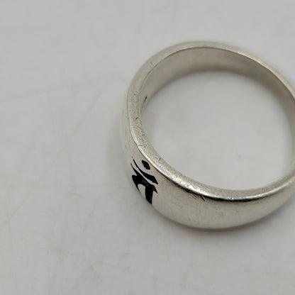 【中古品】【メンズ/レディース】 TJK SILVER RING シルバー リング 梵字 指輪 アクセサリー 193-260205-as-15-izu カラー：シルバー 万代Net店