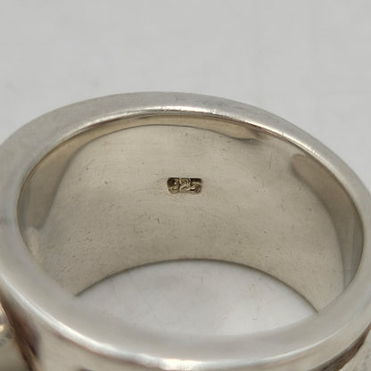 【中古品】【メンズ/レディース】 USED 925 HORSESHOE RING ホースシューリング 指輪 アクセサリー 193-260205-as-16-izu カラー：シルバー 万代Net店