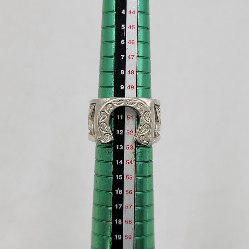 【中古品】【メンズ/レディース】 USED 925 HORSESHOE RING ホースシューリング 指輪 アクセサリー 193-260205-as-16-izu カラー：シルバー 万代Net店