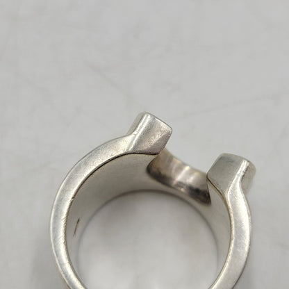【中古品】【メンズ/レディース】 USED 925 HORSESHOE RING ホースシューリング 指輪 アクセサリー 193-260205-as-16-izu カラー：シルバー 万代Net店