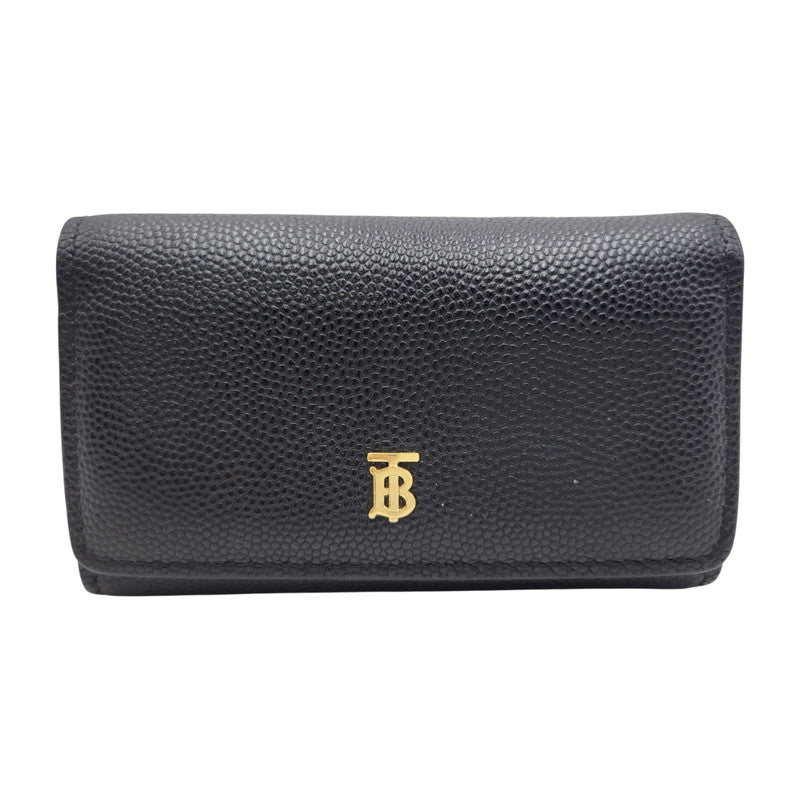 【中古品】【メンズ/レディース】 BURBERRY バーバリー TB HARDWARE GRAINY キーケース 6連 183-260205-as-17-izu カラー：ブラック 万代Net店