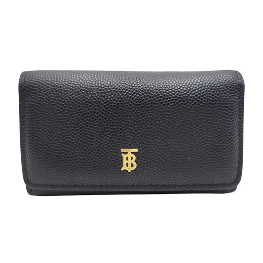 【中古品】【メンズ/レディース】 BURBERRY バーバリー TB HARDWARE GRAINY キーケース 6連 183-260205-as-17-izu カラー：ブラック 万代Net店