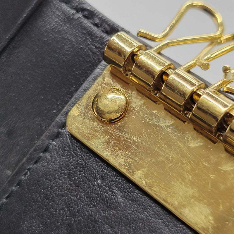 【中古品】【メンズ/レディース】 BURBERRY バーバリー TB HARDWARE GRAINY キーケース 6連 183-260205-as-17-izu カラー：ブラック 万代Net店