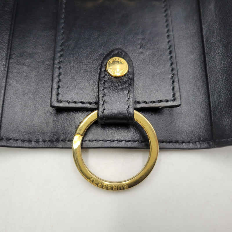 【中古品】【メンズ/レディース】 BURBERRY バーバリー TB HARDWARE GRAINY キーケース 6連 183-260205-as-17-izu カラー：ブラック 万代Net店