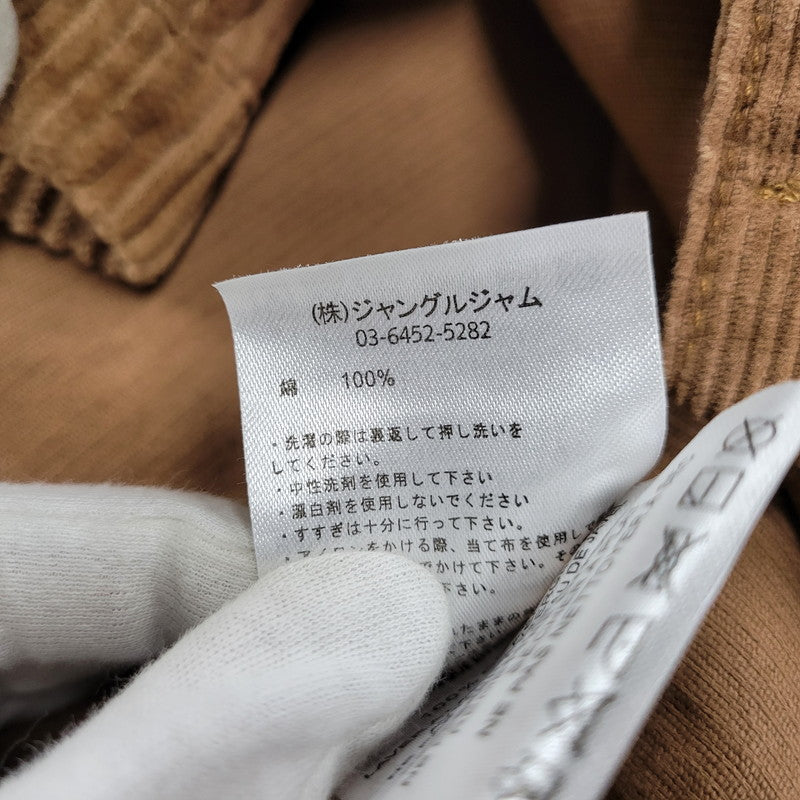【中古美品】【メンズ】 BANKS バンクス DRIFTER WABI JACKET AJT0107 コーデュロイ ジャケット 長袖 シャツ トップス 142-260202-ay-05-izu サイズ：M カラー：DARK TOFFEE 万代Net店