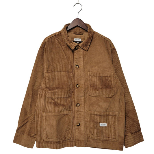 【中古美品】【メンズ】 BANKS バンクス DRIFTER WABI JACKET AJT0107 コーデュロイ ジャケット 長袖 シャツ トップス 142-260202-ay-06-izu サイズ：L カラー：DARK TOFFEE 万代Net店