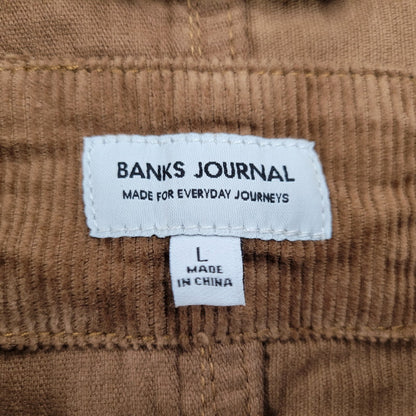【中古美品】【メンズ】 BANKS バンクス DRIFTER WABI JACKET AJT0107 コーデュロイ ジャケット 長袖 シャツ トップス 142-260202-ay-06-izu サイズ：L カラー：DARK TOFFEE 万代Net店