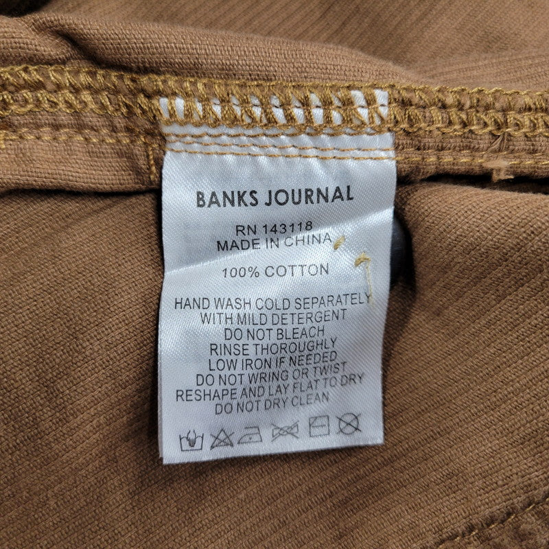 【中古美品】【メンズ】 BANKS バンクス DRIFTER WABI JACKET AJT0107 コーデュロイ ジャケット 長袖 シャツ トップス 142-260202-ay-06-izu サイズ：L カラー：DARK TOFFEE 万代Net店