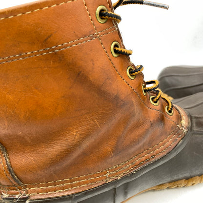 【現状渡し品】【メンズ】 L.L.BEAN エルエルビーン BEAN BOOTS 80’S USA製 6EYE BOOTS ビーン ブーツ ６ホール ブーツ シューズ 靴 164-260203-cs-03-izu サイズ：不明 カラー：ブラウン 万代Net店