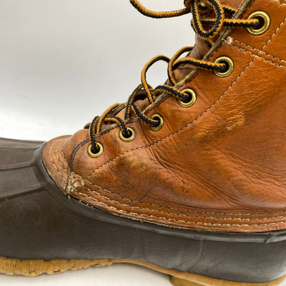【現状渡し品】【メンズ】 L.L.BEAN エルエルビーン BEAN BOOTS 80’S USA製 6EYE BOOTS ビーン ブーツ ６ホール ブーツ シューズ 靴 164-260203-cs-03-izu サイズ：不明 カラー：ブラウン 万代Net店