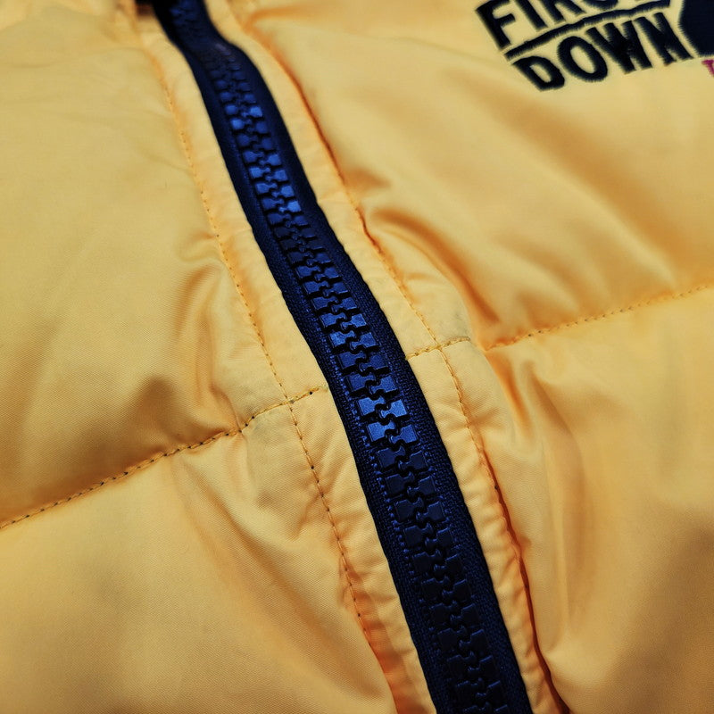 【中古品】【メンズ】 FIRST DOWN ファーストダウン REVERSIBLE DOWN VEST FD-24072 リバーシブル ダウンベスト 144-260206-as-05-izu サイズ：M カラー：イエロー/ブラック 万代Net店