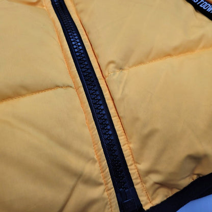 【中古品】【メンズ】 FIRST DOWN ファーストダウン REVERSIBLE DOWN VEST FD-24072 リバーシブル ダウンベスト 144-260206-as-05-izu サイズ：M カラー：イエロー/ブラック 万代Net店