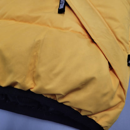 【中古品】【メンズ】 FIRST DOWN ファーストダウン REVERSIBLE DOWN VEST FD-24072 リバーシブル ダウンベスト 144-260206-as-05-izu サイズ：M カラー：イエロー/ブラック 万代Net店