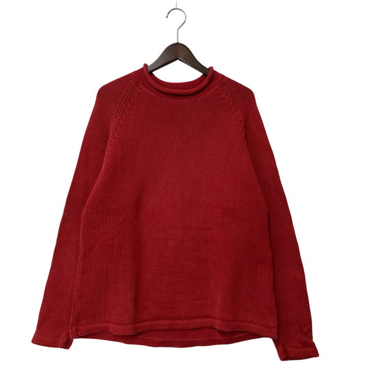 【中古品】【メンズ】 ロールネック コットンニット 146-260211-tt-12-izu サイズ：M-R カラー：レッド 万代Net店