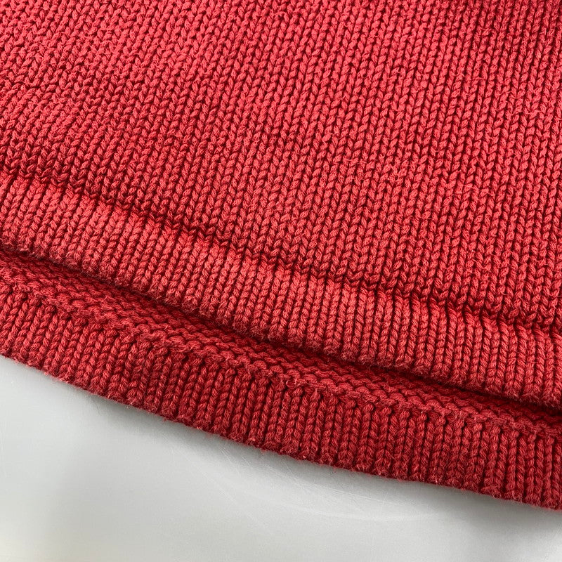 【中古品】【メンズ】 ロールネック コットンニット 146-260211-tt-12-izu サイズ：M-R カラー：レッド 万代Net店