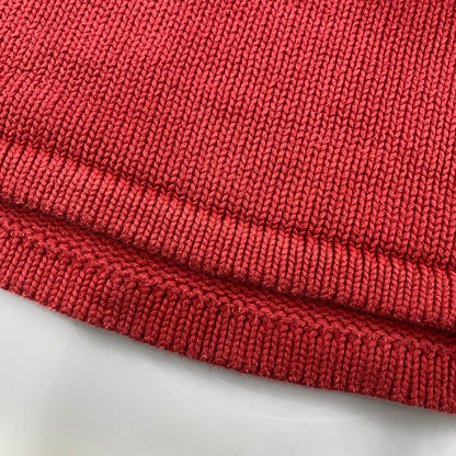 【中古品】【メンズ】 ロールネック コットンニット 146-260211-tt-12-izu サイズ：M-R カラー：レッド 万代Net店