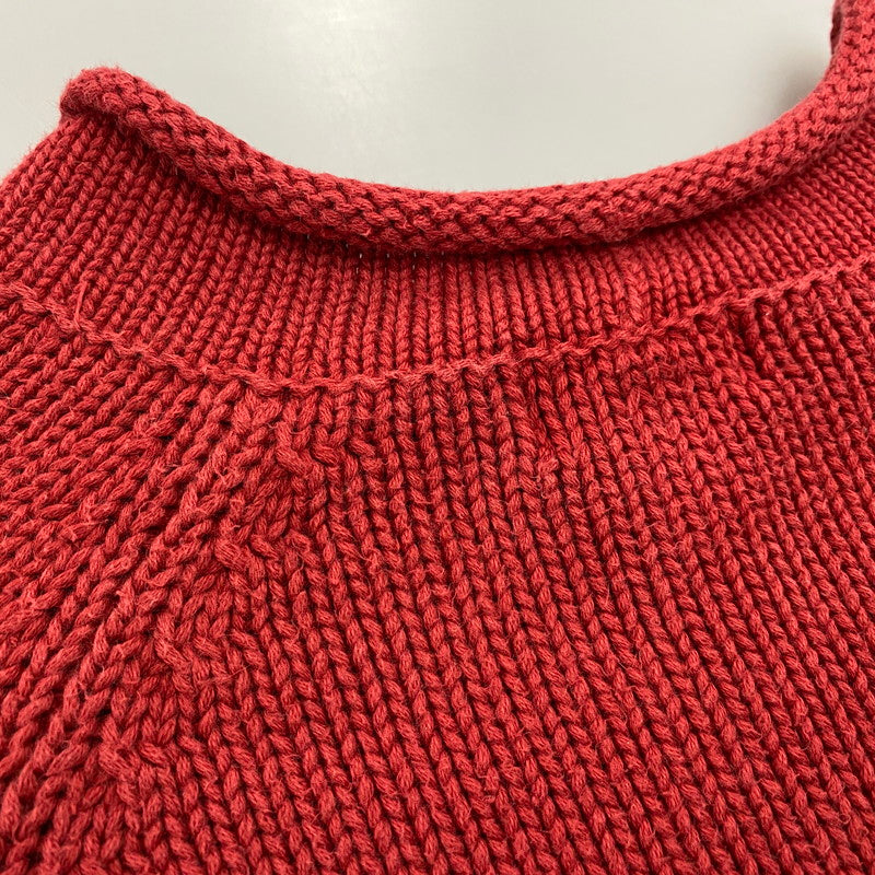 【中古品】【メンズ】 ロールネック コットンニット 146-260211-tt-12-izu サイズ：M-R カラー：レッド 万代Net店
