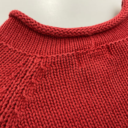 【中古品】【メンズ】 ロールネック コットンニット 146-260211-tt-12-izu サイズ：M-R カラー：レッド 万代Net店