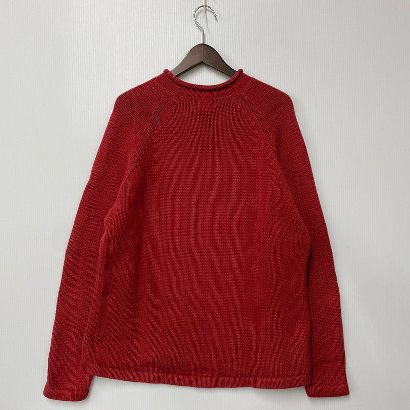 【中古品】【メンズ】 ロールネック コットンニット 146-260211-tt-12-izu サイズ：M-R カラー：レッド 万代Net店