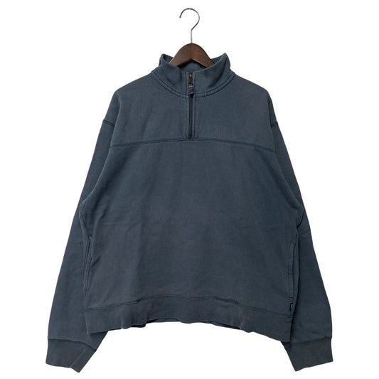 【中古品】【メンズ】 OLD GAP オールドギャップ HALF ZIP SWEATSHIRT ハーフジップスウェットシャツ トップス 146-260211-tt-10-izu サイズ：L カラー：ブルーグレー系 万代Net店
