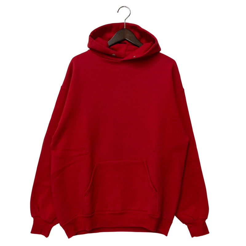 【現状渡し品】【メンズ】 JERZEES SUPER SWEATS ジャージーズスーパースウェット USA製 PLAIN HOODED SWEATSHIRT プレーン フーデッド スウェットシャツ パーカー 146-260211-tt-11-izu サイズ：XL カラー：レッド 万代Net店