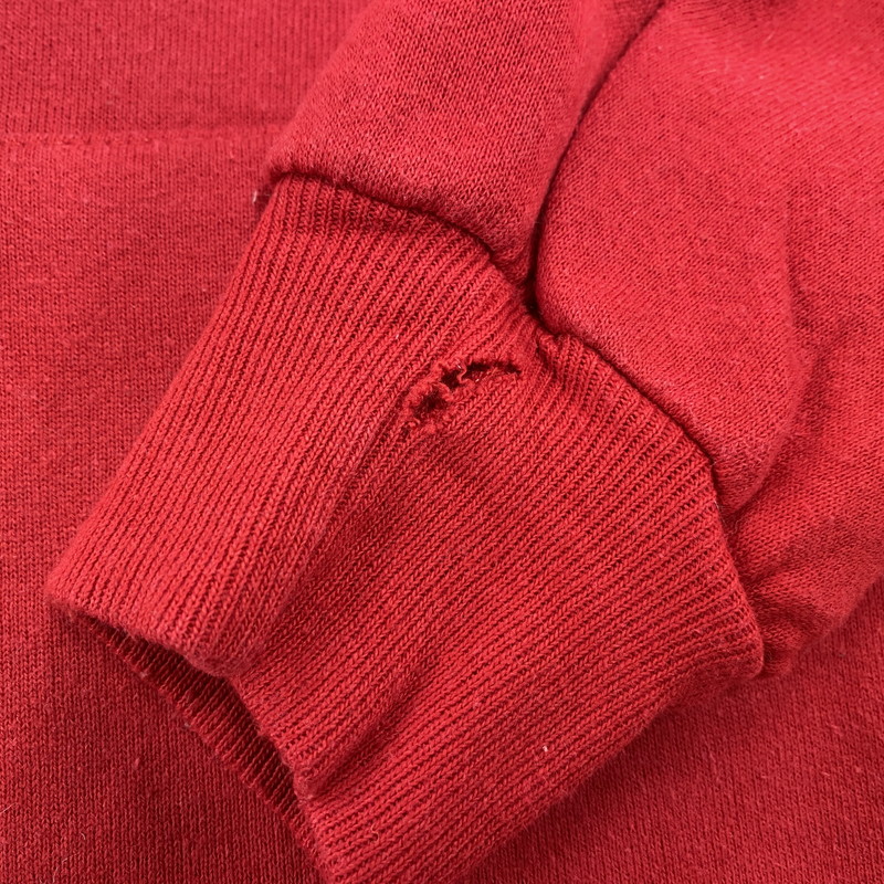 【現状渡し品】【メンズ】 JERZEES SUPER SWEATS ジャージーズスーパースウェット USA製 PLAIN HOODED SWEATSHIRT プレーン フーデッド スウェットシャツ パーカー 146-260211-tt-11-izu サイズ：XL カラー：レッド 万代Net店