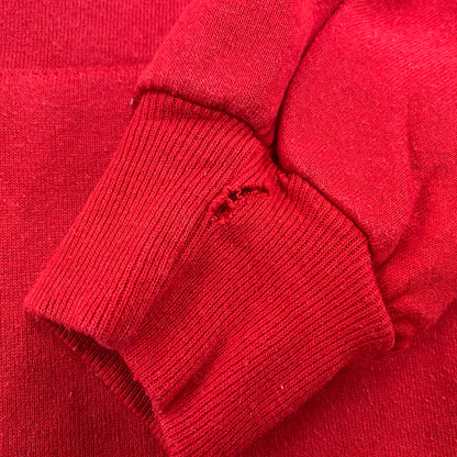 【現状渡し品】【メンズ】 JERZEES SUPER SWEATS ジャージーズスーパースウェット USA製 PLAIN HOODED SWEATSHIRT プレーン フーデッド スウェットシャツ パーカー 146-260211-tt-11-izu サイズ：XL カラー：レッド 万代Net店