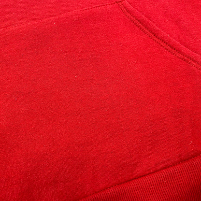 【現状渡し品】【メンズ】 JERZEES SUPER SWEATS ジャージーズスーパースウェット USA製 PLAIN HOODED SWEATSHIRT プレーン フーデッド スウェットシャツ パーカー 146-260211-tt-11-izu サイズ：XL カラー：レッド 万代Net店