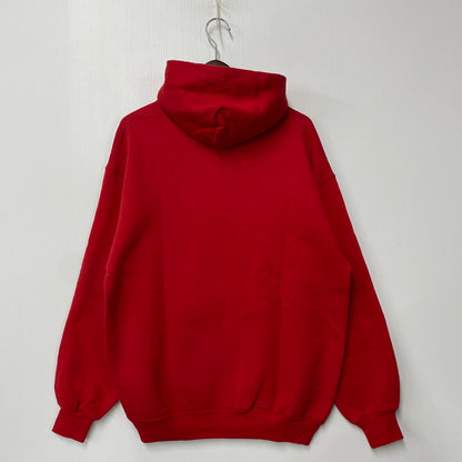 【現状渡し品】【メンズ】 JERZEES SUPER SWEATS ジャージーズスーパースウェット USA製 PLAIN HOODED SWEATSHIRT プレーン フーデッド スウェットシャツ パーカー 146-260211-tt-11-izu サイズ：XL カラー：レッド 万代Net店