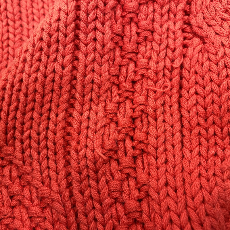 【中古品】【メンズ】 OLD GAP オールドギャップ V-NECK COTTON TILDEN KNIT SWEATER Vネック コットン チルデン ニット セーター トップス 長袖 146-260206-kh-15-izu サイズ：L カラー：レッド系 万代Net店