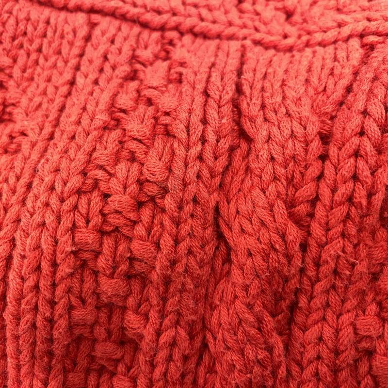【中古品】【メンズ】 OLD GAP オールドギャップ V-NECK COTTON TILDEN KNIT SWEATER Vネック コットン チルデン ニット セーター トップス 長袖 146-260206-kh-15-izu サイズ：L カラー：レッド系 万代Net店