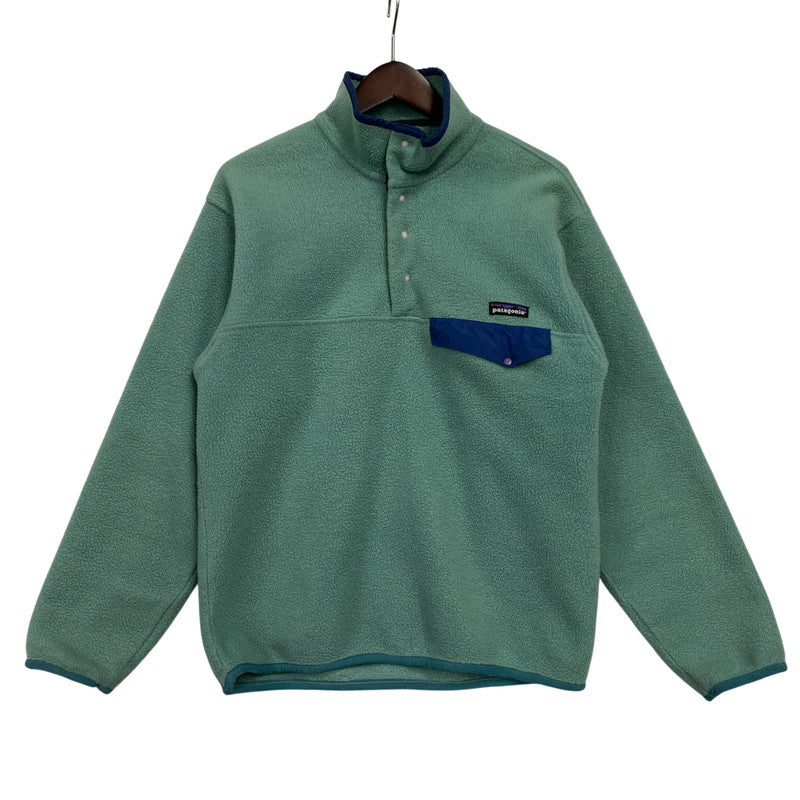 【中古品】【メンズ】 90S 雪無し SYNCHILLA SNAP-T FLEECE PULLOVER シンチラ スナップ ティー フリース プルオーバー トップス 長袖 144-260209-cs-07-izu サイズ：不明 カラー：ティファニーブルー 万代Net店