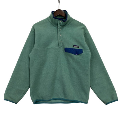 【中古品】【メンズ】 90S 雪無し SYNCHILLA SNAP-T FLEECE PULLOVER シンチラ スナップ ティー フリース プルオーバー トップス 長袖 144-260209-cs-07-izu サイズ：不明 カラー：ティファニーブルー 万代Net店