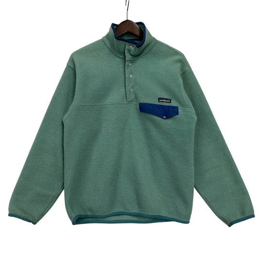 【中古品】【メンズ】 90S 雪無し SYNCHILLA SNAP-T FLEECE PULLOVER シンチラ スナップ ティー フリース プルオーバー トップス 長袖 144-260209-cs-07-izu サイズ：不明 カラー：ティファニーブルー 万代Net店