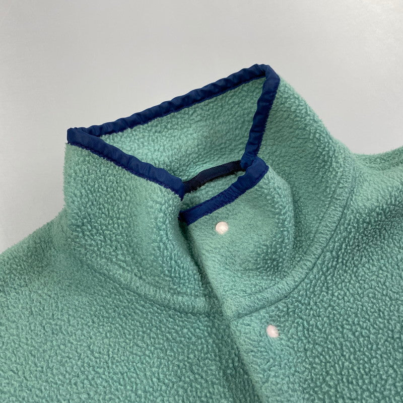 【中古品】【メンズ】 90S 雪無し SYNCHILLA SNAP-T FLEECE PULLOVER シンチラ スナップ ティー フリース プルオーバー トップス 長袖 144-260209-cs-07-izu サイズ：不明 カラー：ティファニーブルー 万代Net店