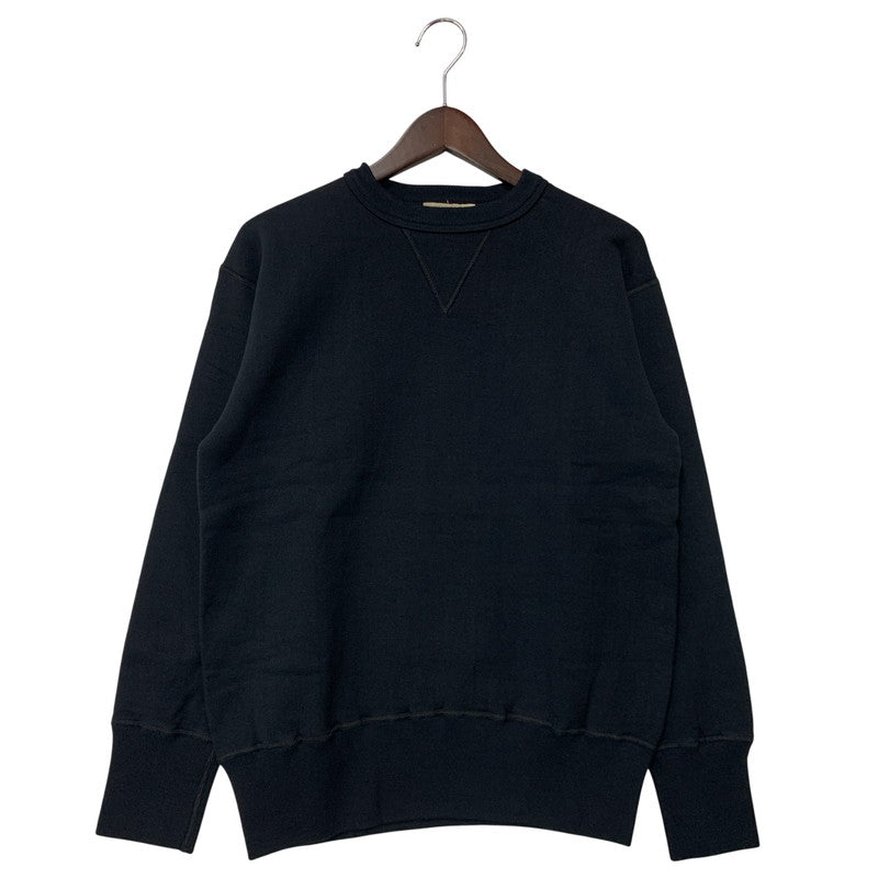 【中古美品】【メンズ】 TWO MOON トゥームーン 92022-79 両V丸胴スウェット トレーナー 長袖 トップス 145-260205-as-09-izu サイズ：40/42 カラー：ブラック 万代Net店